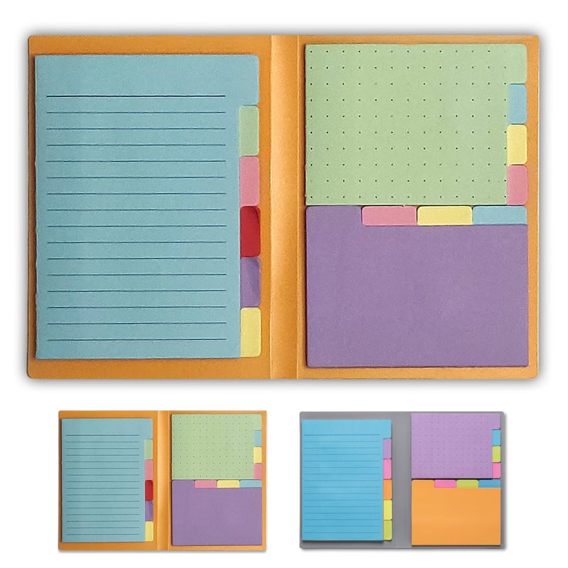 Panda Planner Sticky Notes Set â€“ 140 Spring Colors Sticky Notes for Home, Office, & School â€“ Tabbed, Dotted, Blank, & Lined Sticky Notes for Productivity & Organization (Spring Colors) - Image 1